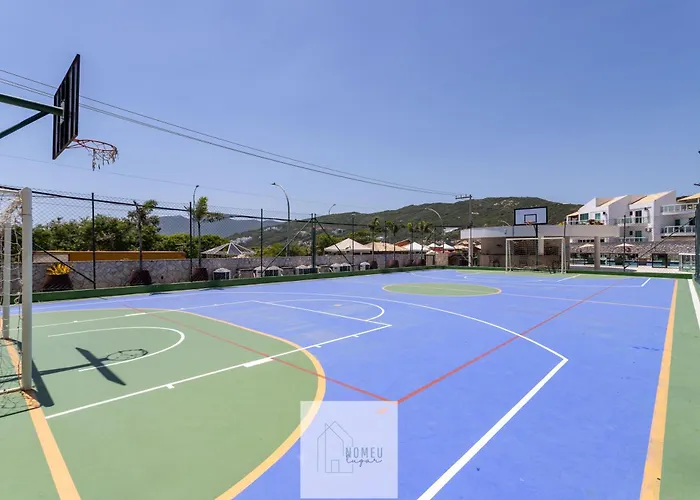 Condominio Club A 50M Praia Dos Anjos - Unidades Com 2 Quartos, Piscina, Estacionamento E Portaria 24H - Area De Lazer 3000M, Wi-Fi 600Mb, Churrasqueira E Cozinha Completa